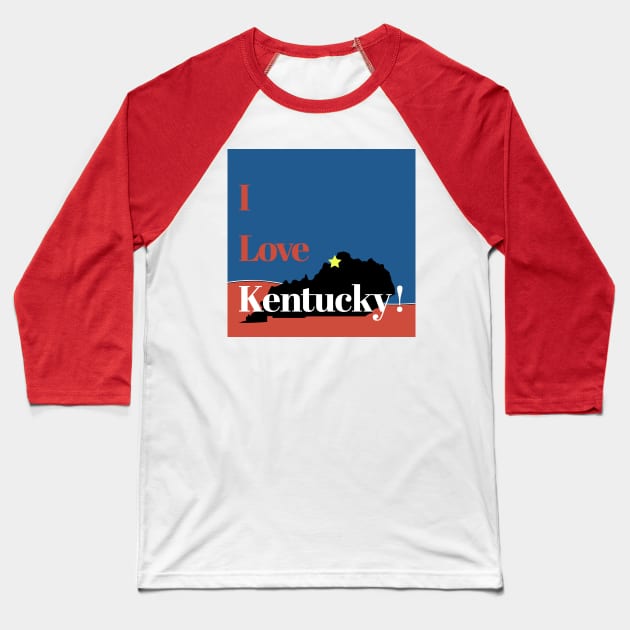 I Love Kentucky Podcast Baseball T-Shirt by BGary